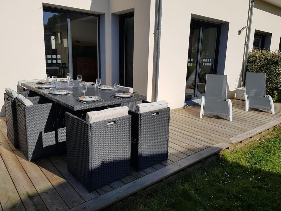 9 Pers 160 M² +Jardin- 10Mn Nantes -30Mn Mer Bouguenais Exterior foto